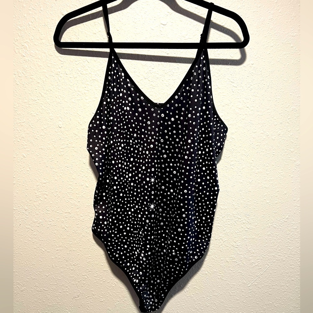 Black adjustable body suit